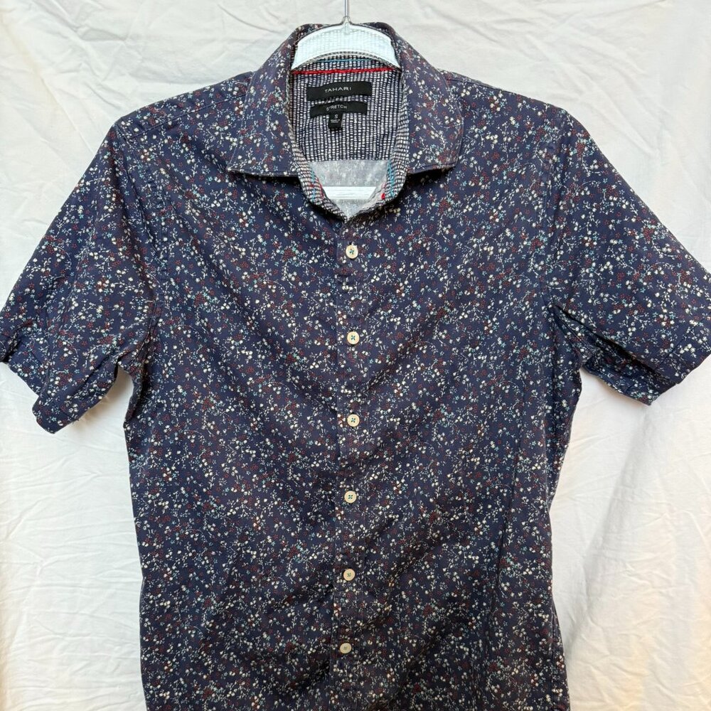 Men's Short Sleeve Button Up Shirt - Size S